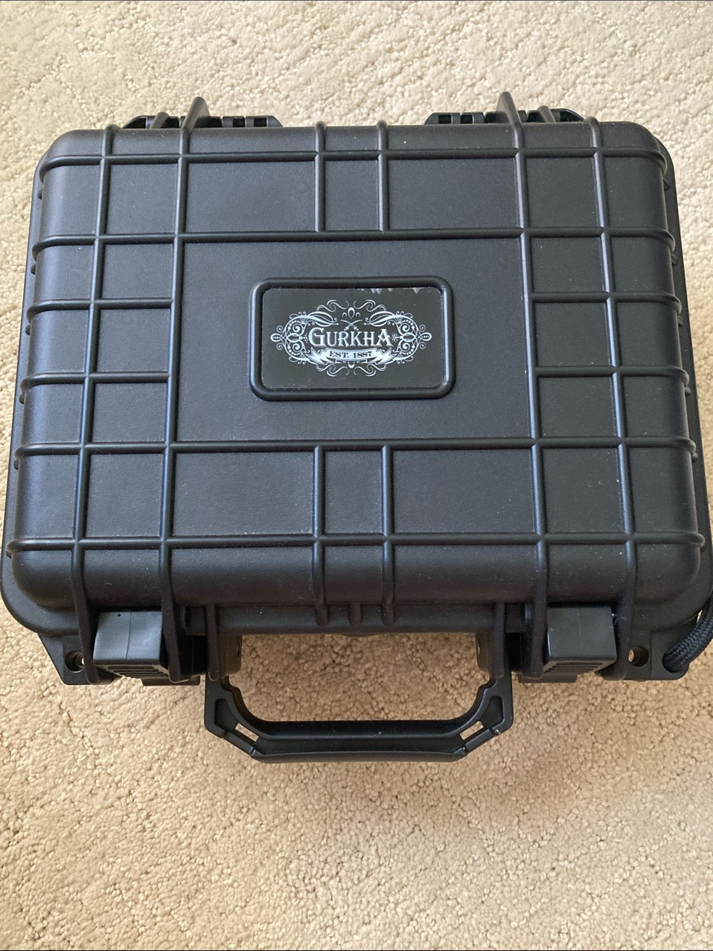 Gurkha hard ‘pelican’ cigar Case - Rugged Portable Organizer